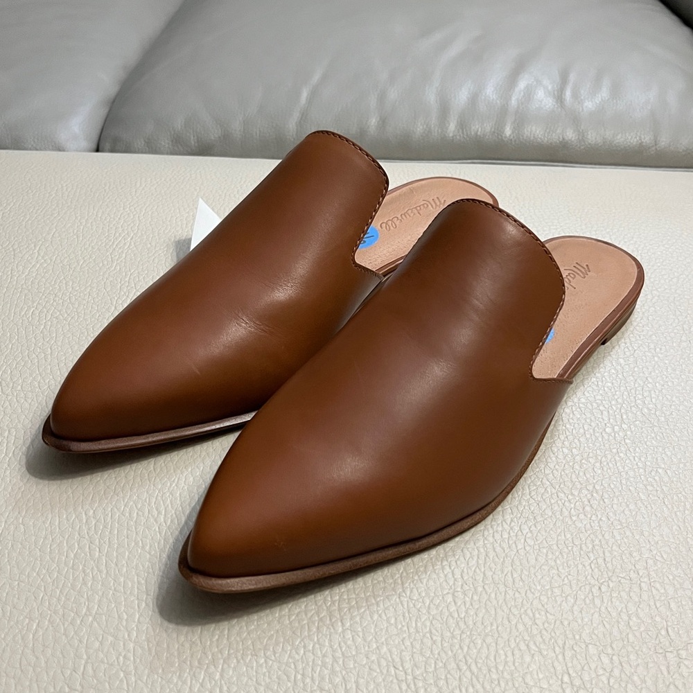 Madewell Women’s Gemma Leather Mule - Made in Brazil - Size 10.5/EU 41